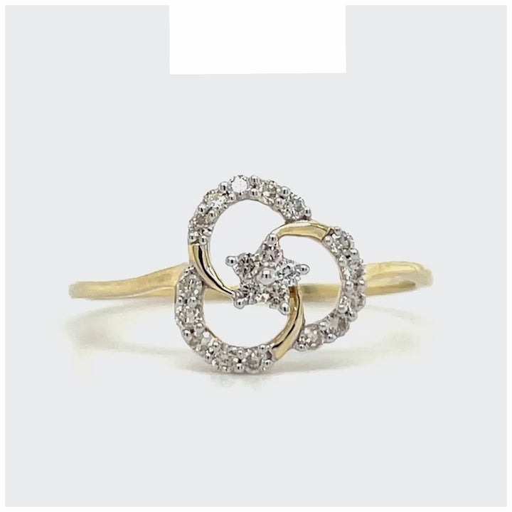 Diamond Heart Ring – Azalea Jewelry
